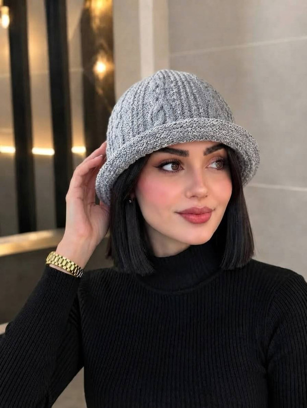 کلاه بافت کلوش/ کد 205